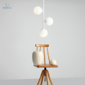 ARTERA - nowoczesna, skandynawska lampa sufitowa LIBRA 3 WHITE