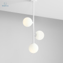 ARTERA - nowoczesna, skandynawska lampa sufitowa LIBRA 3 WHITE