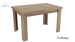 JARSTOL - nowoczesny, duży stół rozkładany do salonu/jadalni DALLAS, 160-200 cm kolor dąb truflowy