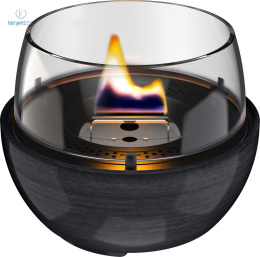TENDERFLAME - ekologiczna świeca premium TULIP 14 - reactive porcelain black