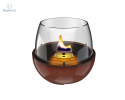 TENDERFLAME - ekologiczna świeca premium TULIP 18 - reactive porcelain amber