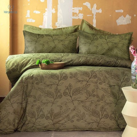 Darymex - pościel satynowa premium GREEN GREEN, 220x200 cm+2x(70x80 cm) LUXURY