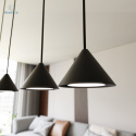 EMIBIG - nowoczesna lampa wisząca ELIT 3 BLACK, czarna