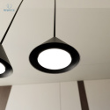 EMIBIG - nowoczesna lampa wisząca ELIT 3 BLACK, czarna