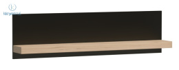 JARSTOL - duża, nowoczesna półka wisząca CALI, 120x32 cm - kolor dąb artisan
