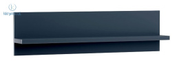 JARSTOL - duża, nowoczesna półka wisząca LINKaSTYLES, 120x32 cm - kolor indygo