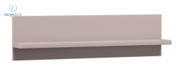 JARSTOL - duża, nowoczesna półka wisząca LINKaSTYLES, 120x32 cm - kolor kaszmir