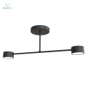 EMIBIG- nowoczesna, designerska lampa sufitowa HALLO 2 BLACK - czarna