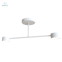 EMIBIG- nowoczesna, designerska lampa sufitowa HALLO 2 WHITE - biała