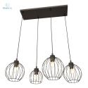 EMIBIG - nowoczesna, designerska lampa wisząca NANDO BLACK 4, czarna