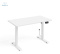 BIM FURNITURE - elektryczne biurko z regulacją wysokości BIMOTION L WHITE 140x70 cm kolor biały mat