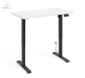 BIM FURNITURE - elektryczne biurko z regulacją wysokości BIMOTION WHITE/BLACK 120x65 cm kolor biały mat/czarny mat